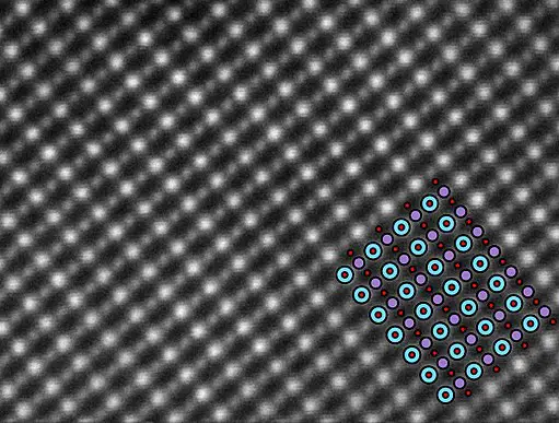 electron microscope images atom