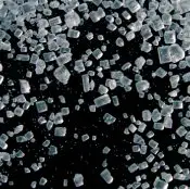 dark field microscopy of sugar crystals