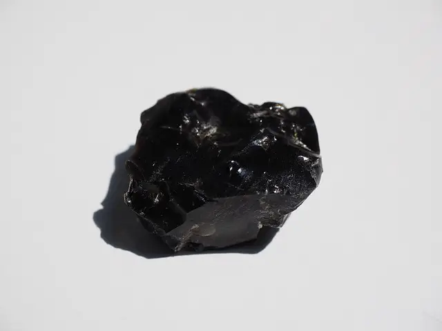 Obsidian volcanic rock/glass